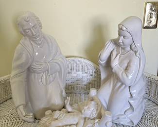 Ceramic Nativity Scene Set