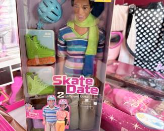 Barbie "Skate Date" Ken Doll 2002 (Model #56610) with Accessories