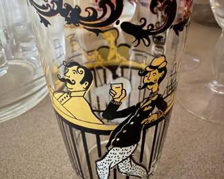 Vintage Hazel Atlas "Gay Nineties" Tumbler Glass