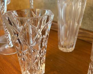 Cristal d'Arques France Cut Crystal Vase