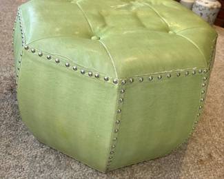 Tufted Octagonal Ottoman