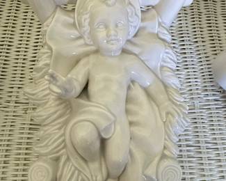 Ceramic Infant Jesus Nativity Figurine