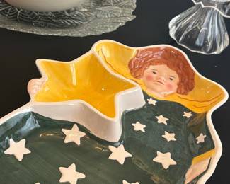 Villeroy & Boch Toy's Fantasy Child Figure Star Divided Serving Dish
