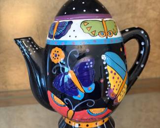 Laurel Burch "Feline Fantasy" Teapot by Ganz