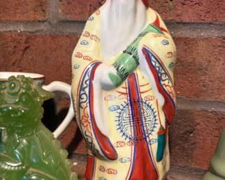 Chinese Porcelain Figurine of Shou Xing (God of Longevity)