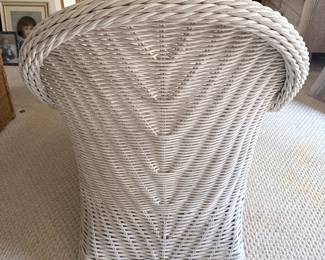 Vintage Lloyd Flanders Reflections Wicker Armchair