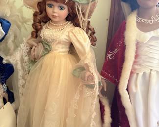 Victorian Style Porcelain Doll