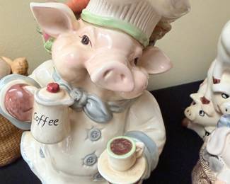 Kaldun & Bogle Chef Pig Figurine
