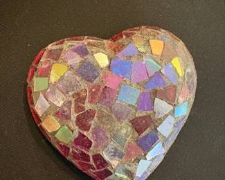 Mosaic Heart Paperweight