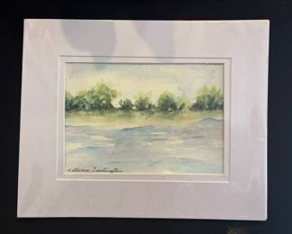 Watercolor Landscape by Katherine J. Darlington