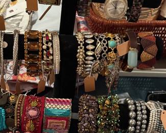 Bracelets and watches!