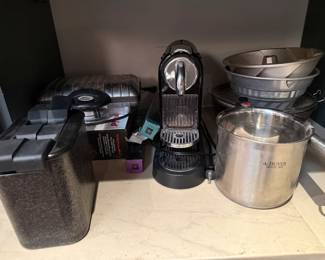 Nespresso Coffee maker, Kitchen Aid Attachments and more!