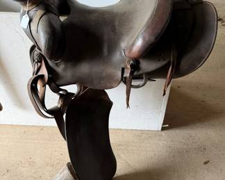 Vintage western saddle