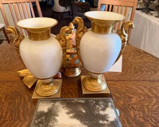 Vintage porcelain vases
