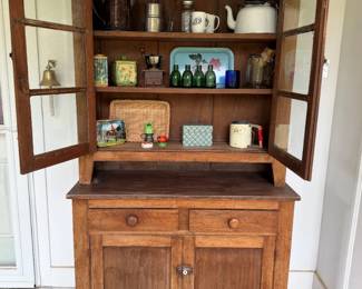 Antique kitchen hutch