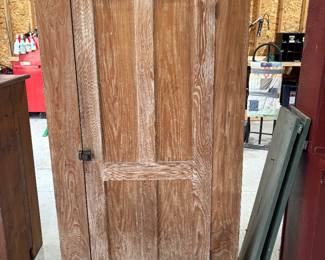 Primitive oak cupboard 