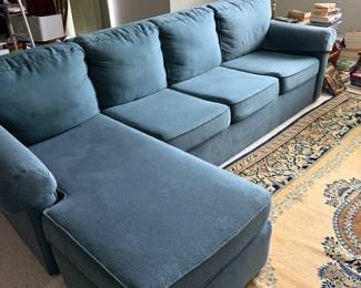 Sherrill 4 seat sofa with reversible end chaise. 