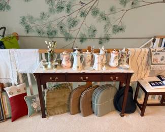 Beautiful collection of chocolate pots & tea sets.