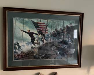 Civil War art pieces. 
