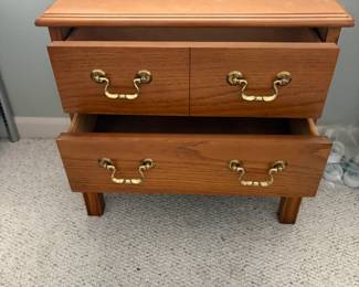 Lane mini chest / nightstand / end table. 