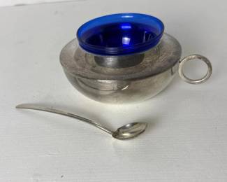 163 vintagesilverplatedopensaltcellars