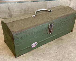 132 vintageolivegreenhandyportervintage