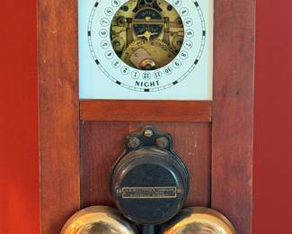 Antique O.B. McClintock, Minneapolis bank vault burglar alarm