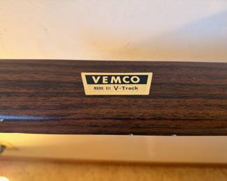Vintage drafting table with a Vemco Mark XII V-Track system