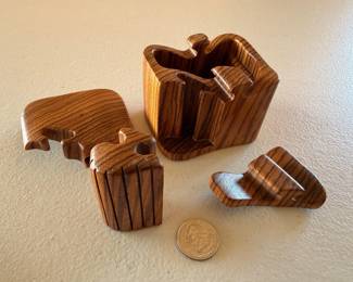 Don Rupard wood “puzzle” jewelry box