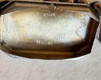 Art Deco ladies 20k rolled gold bezel wrist watch