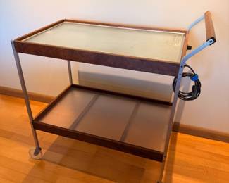 1960’s Salton Hotable two-tier heated buffet cart with original cord