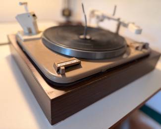 Vintage Garrard Laboratory Series Type A Turntable, Untested.  This does come with a custom made Smokey black acrylic top
