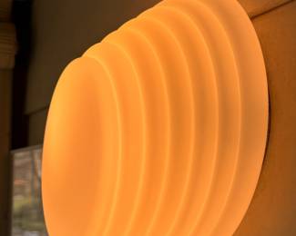 1970’s white Murano glass sconce designed by Roberto Pamio and Renato Toso for Leucos, Italy