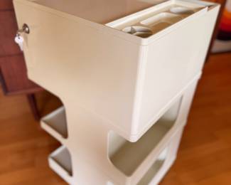 1970’s architect/artist caddy designed by Giovanni Pelis for Stile Noelt, Italy, with key