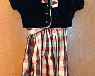 Vintage child’s two piece dress set