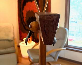 Ca. 1960’s child’s rocking “Giraffe” in excellent vintage condition.  Stands ~ 5’ tall