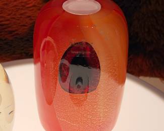 Dale Tiffany art glass pendant light shade, New With Tag