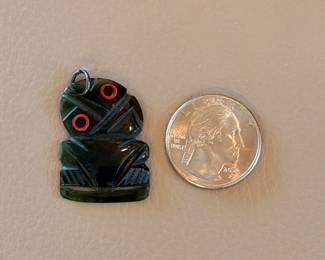 Vintage Maori Hei Tiki Pounamu, New Zealand