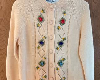 Vintage Marshall Field & Company wool cardigan