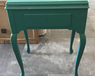 Painted Sewing Machine Table