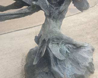 Back side of sculpture