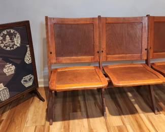 Antique theatre chairs