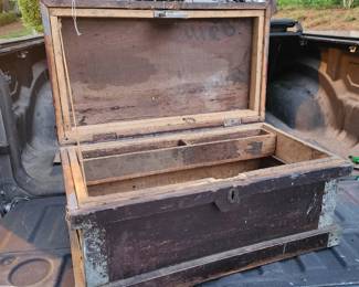 rustic tool box interior