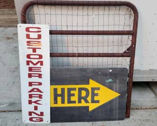 primitive pasture gate