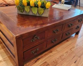 unique 16 drawer coffee table