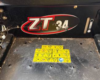	#87	Gravley ZT34 Model# 915910	 $1,750.00 				