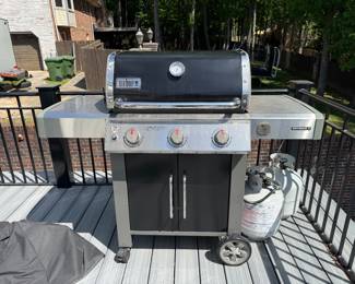 	#43	Weber Grill Genisis II with 2 tanks	 $150.00 				
