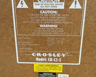 	#70	Cosley Juke Box model #CR-12-3 It Works!	 $980.00 				