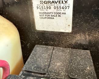 	#87	Gravley ZT34 Model# 915910	 $1,750.00 				