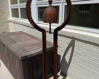 	#105	Cast iron bell	 $60.00 				